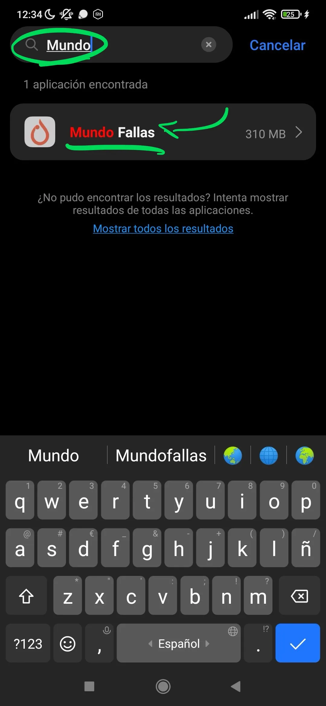 Paso 5: Pulsa sobre la aplicación para ver los detalles.